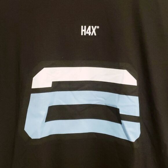 H4X Men's T-Shirts Black Graphic-Print Crewneck - Picture 8 of 10